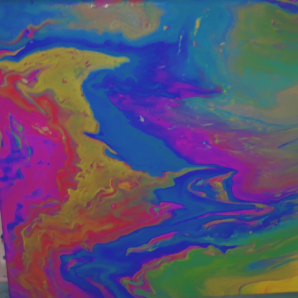 Paint pouring